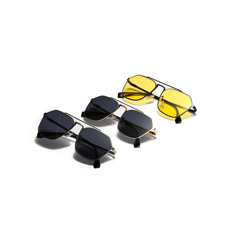 Dame modische åttkant solbrille med UV-beskyttelse Luvikno