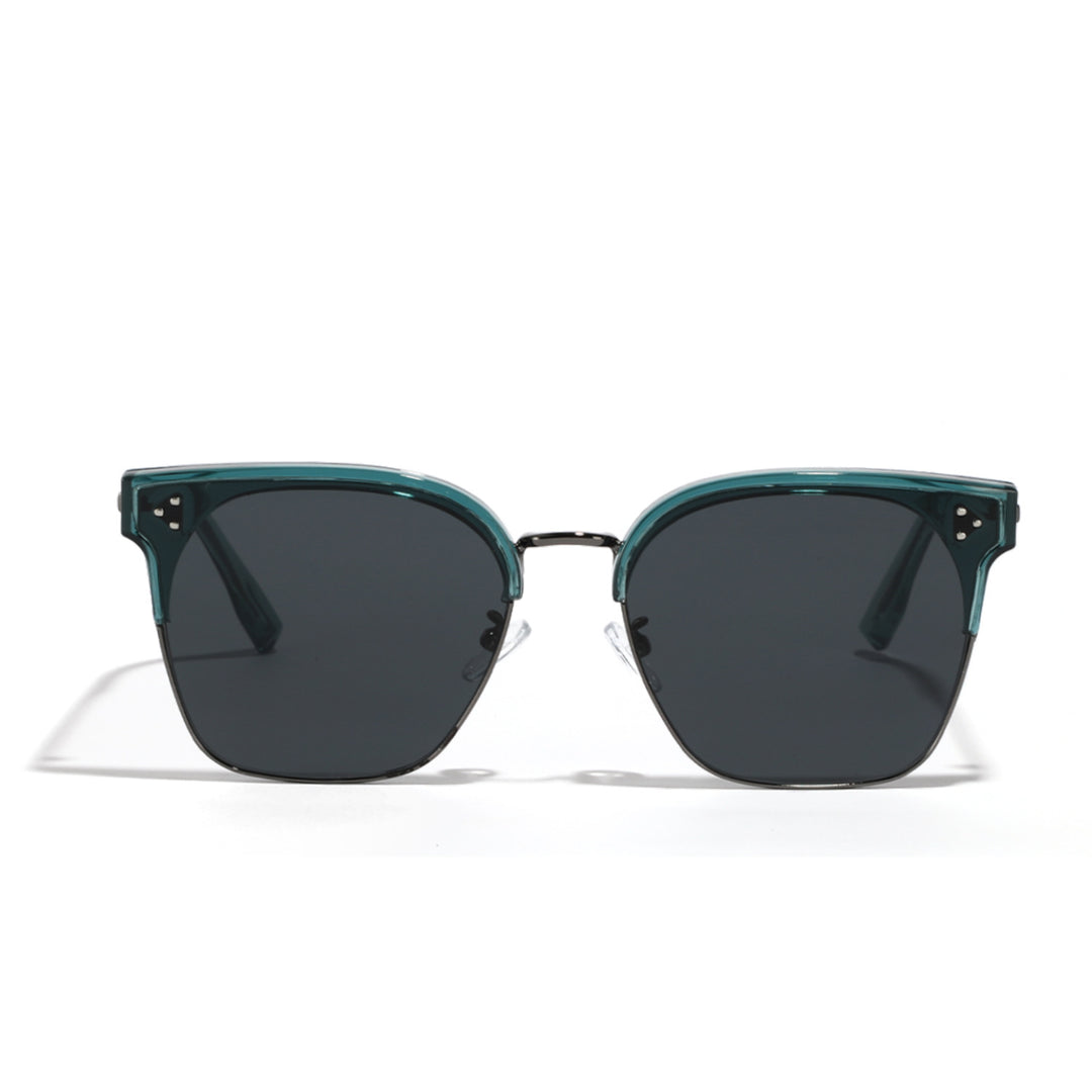 Dame moteriktig solbrille med markant design og kontrastfylt ramme Luvikno