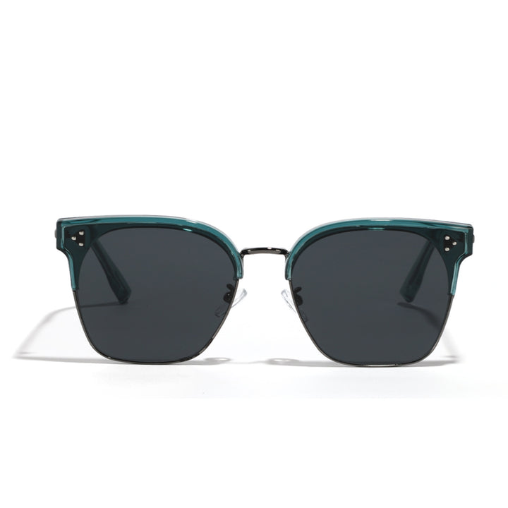 Dame moteriktig solbrille med markant design og kontrastfylt ramme Luvikno