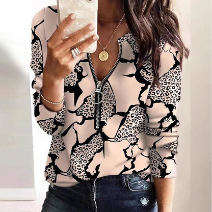 Luvik | Naisten muodikas paita kätevällä vetoketjulla