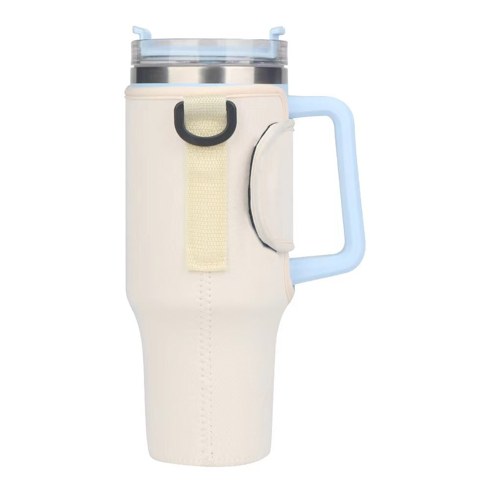 Dame moderne og glitrende drikkeflaske med skulderveske Luvikno