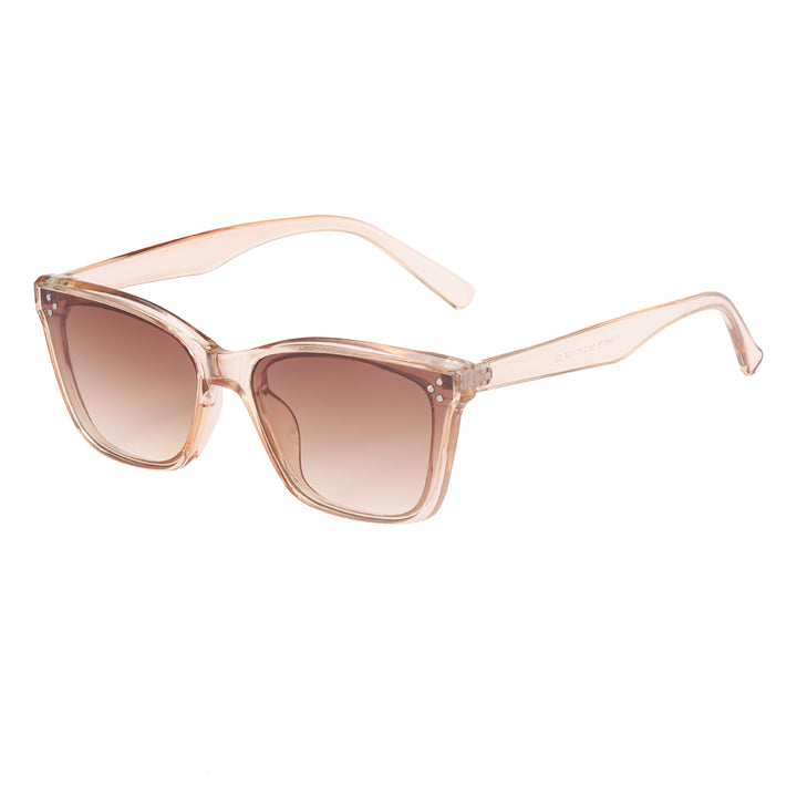Dame retro-inspirert solbrille i iøynefallende mønster Luvikno