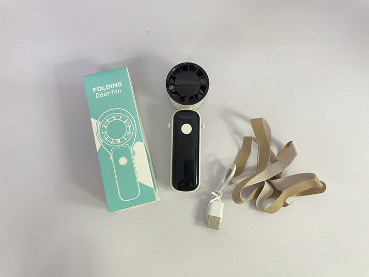 Unisex Bærbar Faltvifte med USB-lading Luvikno