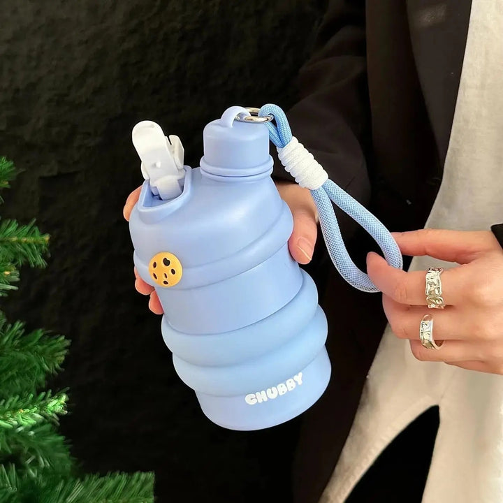 Damen Sportliche Edelstahl-Wasserflasche Luvikno