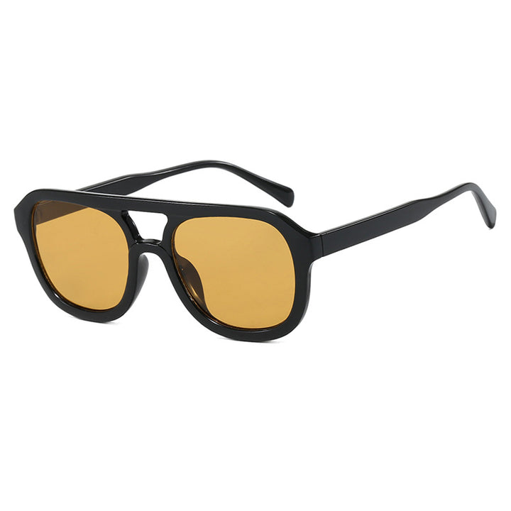 Dame modisch sport solbrille med bred, fleksibel ramme Luvikno