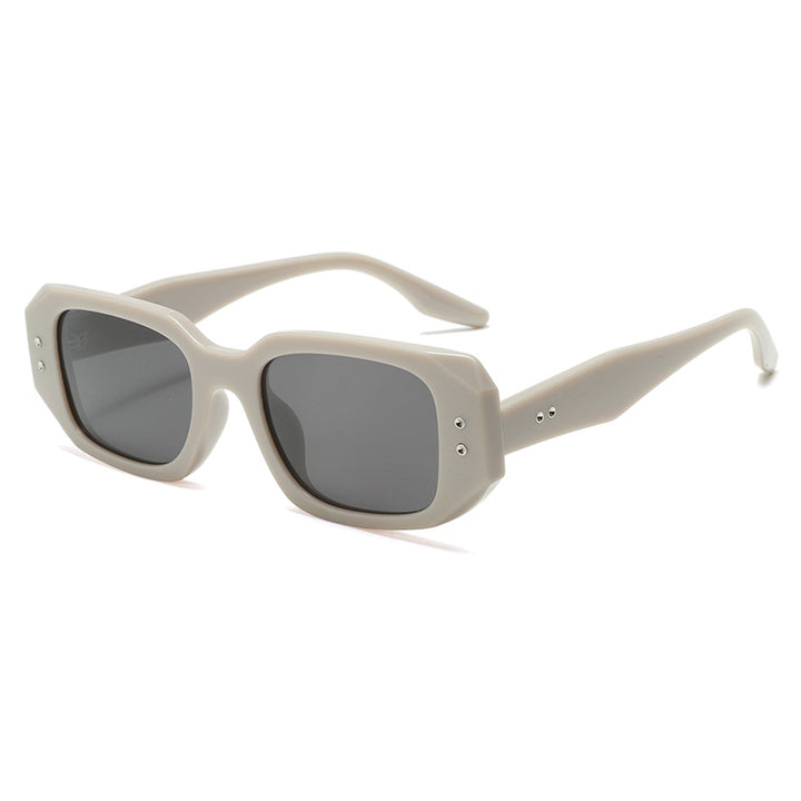 Dame moteriktig oversized solbrille med stilig ramme og UV-beskyttelse Luvikno