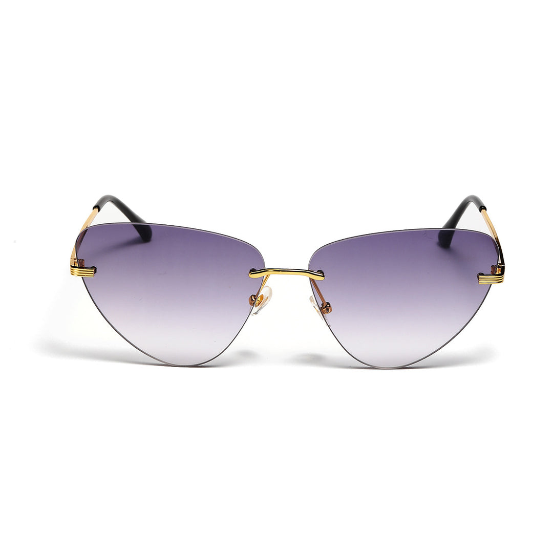 Dame moteriktig solbrille i trendy cat-eye design Luvikno