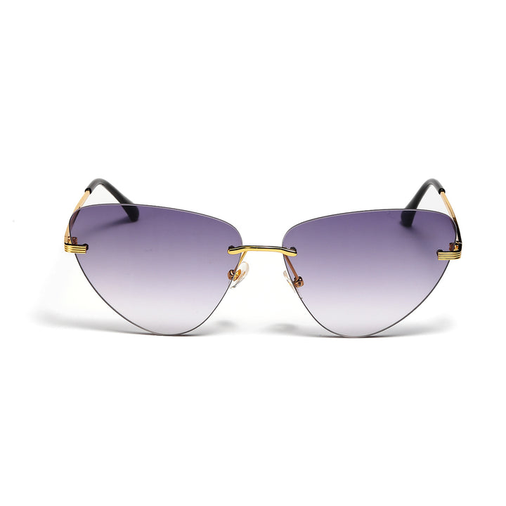 Dame moteriktig solbrille i trendy cat-eye design Luvikno