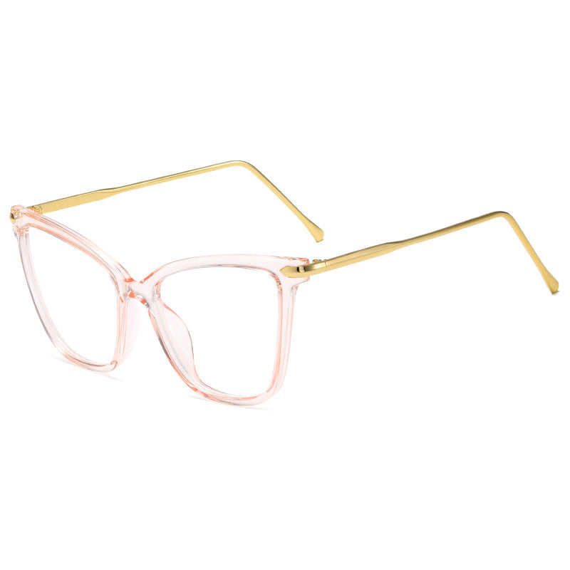 Dame Cat-Eye Briller med filigran metallramme Luvikno