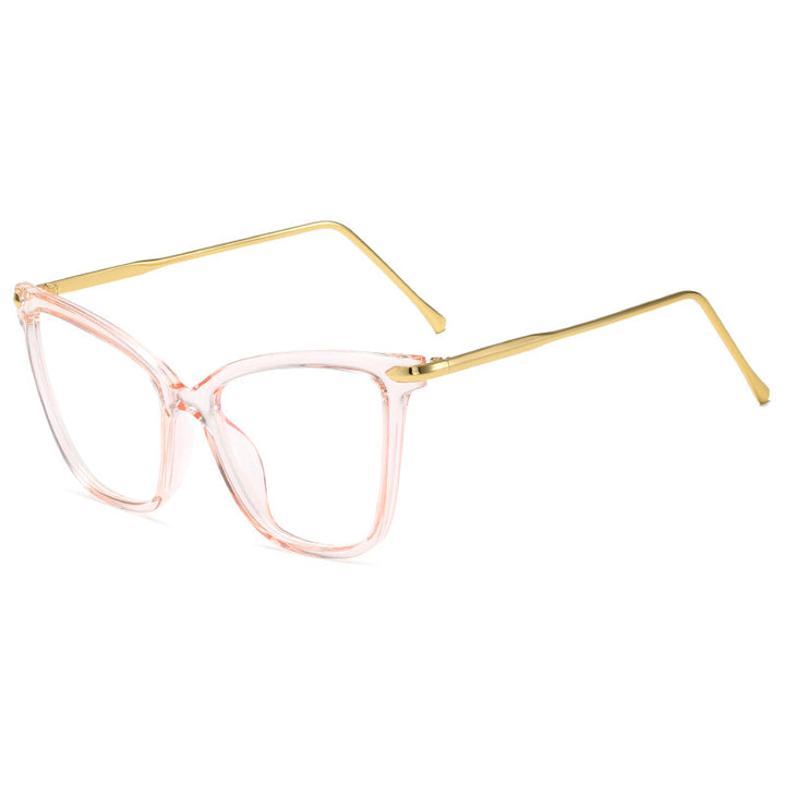 Dame Cat-Eye Briller med filigran metallramme Luvikno