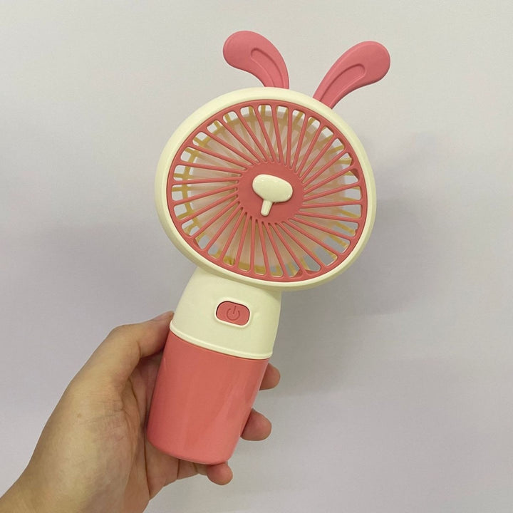 Unisex Bærbar Håndvifte i kreativ Kanin-design Luvikno