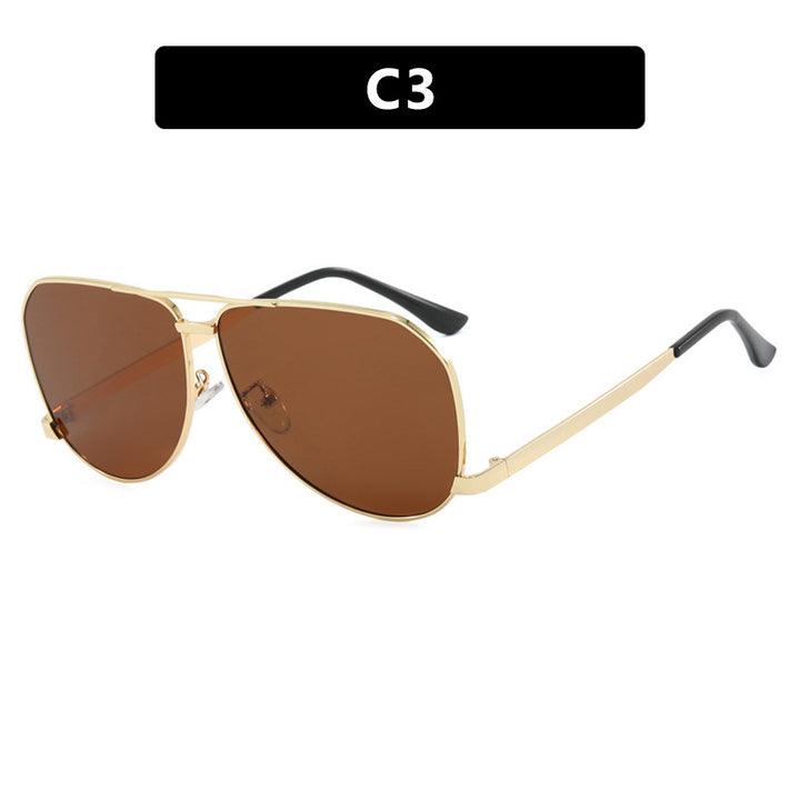 Dame elegante Aviator solbriller Luvikno
