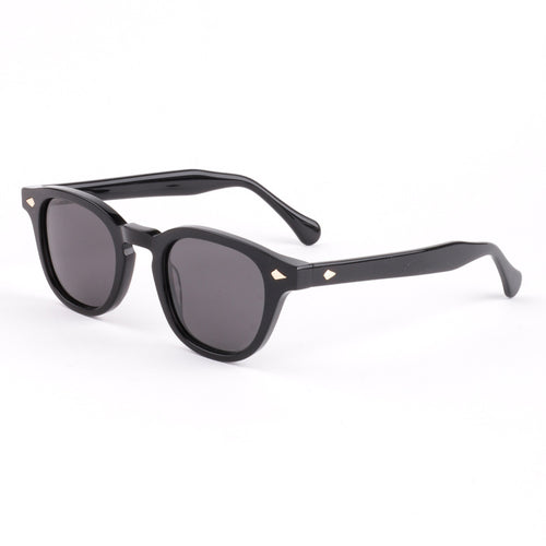Dame solbrille med eksklusiv geometrisk ramme og polariserte glass Luvikno
