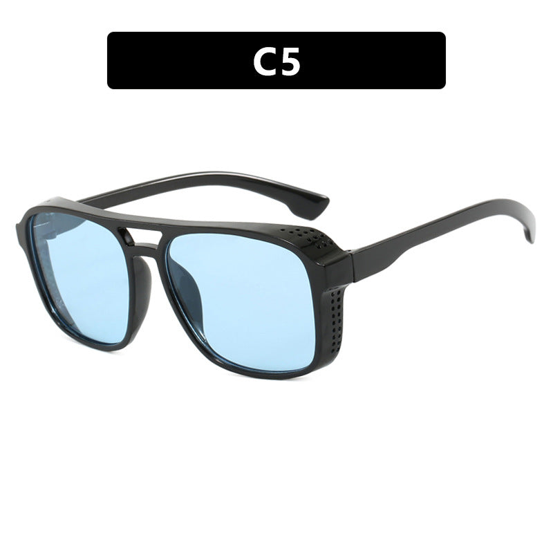 Dame moteriktig solbrille i trendy skilpaddemønster Luvikno