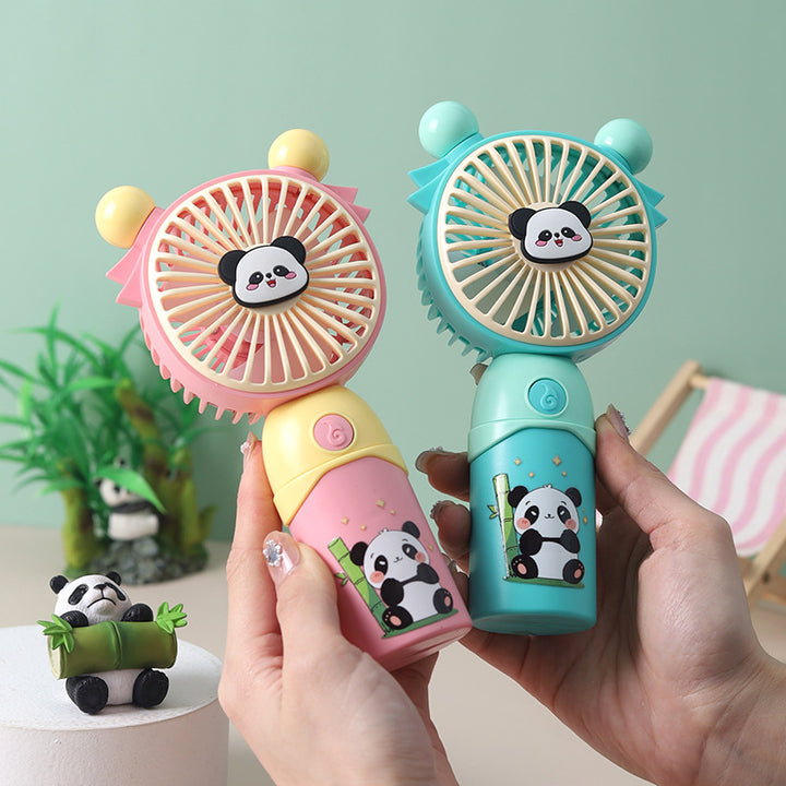 Bærbar panda-tema mini vifte Luvikno