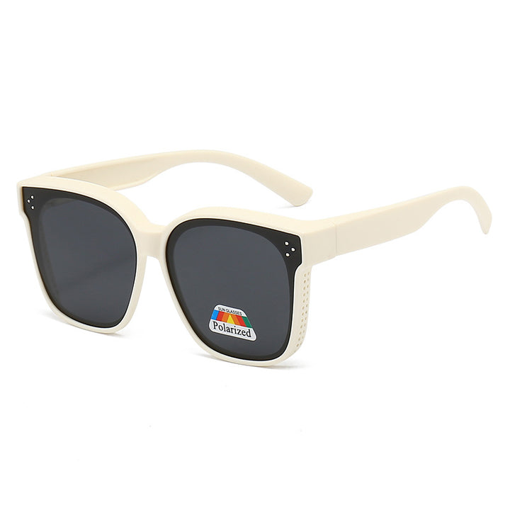 Dame motorisk kvadratisk solbrille med innovativt ventilasjonssystem Luvikno