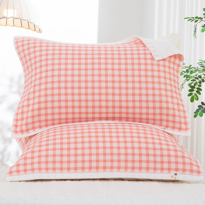 Damens putetrekk i klassisk rutete design Luvikno