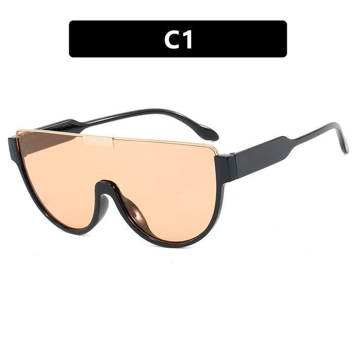 Dame Motebærende Oversized Solbrille Luvikno