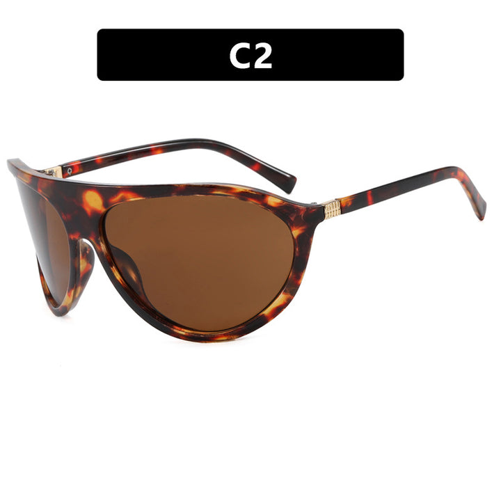 Damen Cat-Eye solbriller med unikt design og beskyttende UV-filter Luvikno