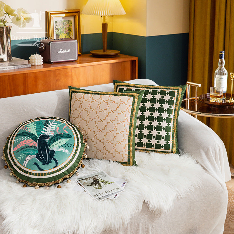Women Decorative Cushion Cover Luvikno