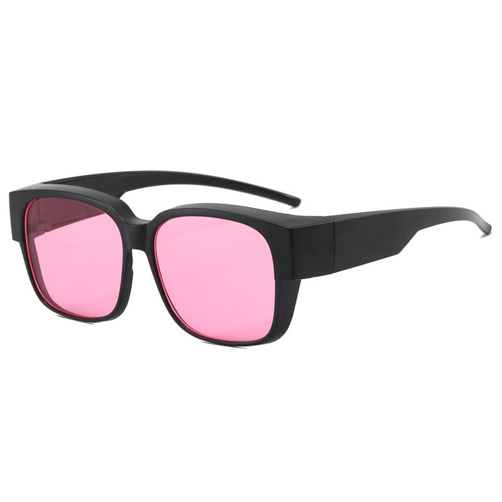 Dame moteriktig kvadratisk solbrille med ergonomisk design Luvikno