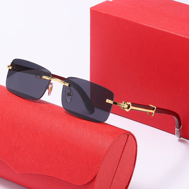 Dame elegant firkantet solbrille Luvikno