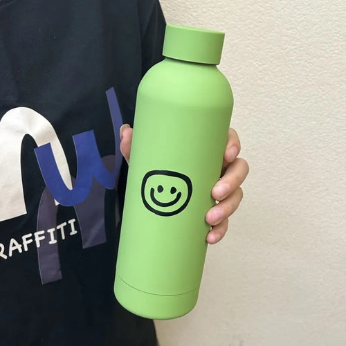 Dame-isoleringsflaske med kreativt Smiley-design Luvikno