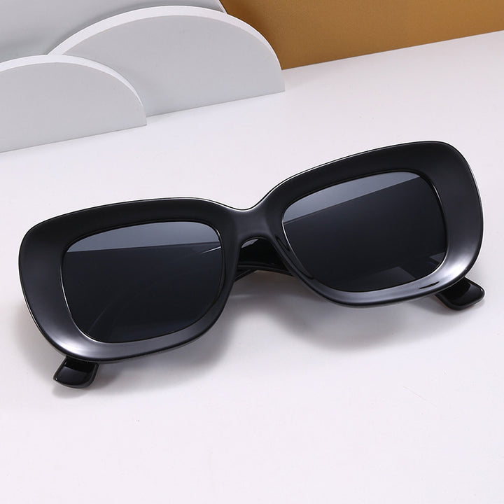 Dame oversized plast solbriller Luvikno