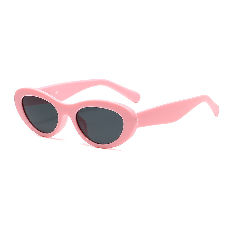 Dame moteriktig solbrille i elegant cat-eye stil Luvikno