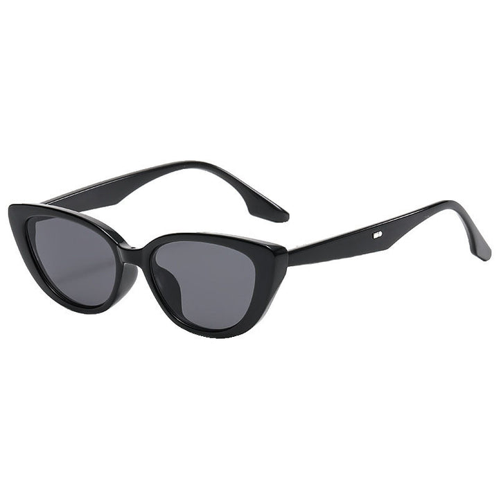 Dame Cat-Eye solbriller med elegant, rammefritt design Luvikno