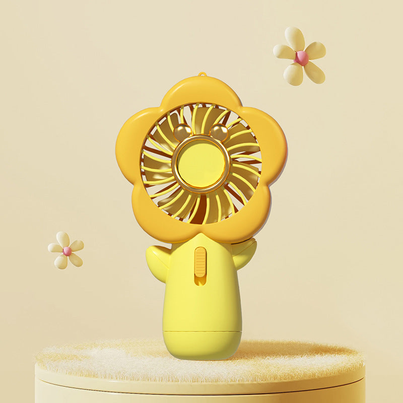 Dame Bærbar Blomstervifte Luvikno