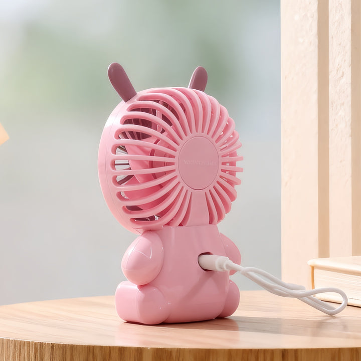 Dame bærbar Mini-vifte med dyredesign Luvikno