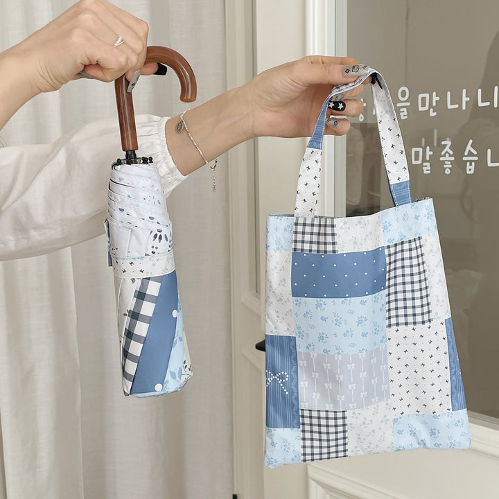 Damer paraply i romantisk patchwork-design Luvikno