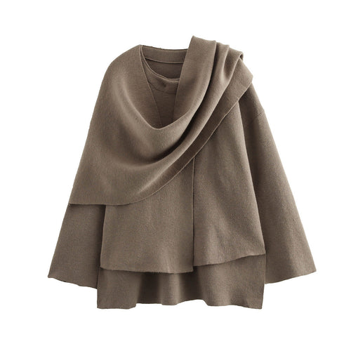 Luvik | Oversized jakke med skjerf - Behagelig og varm - Perfekt for vinteren