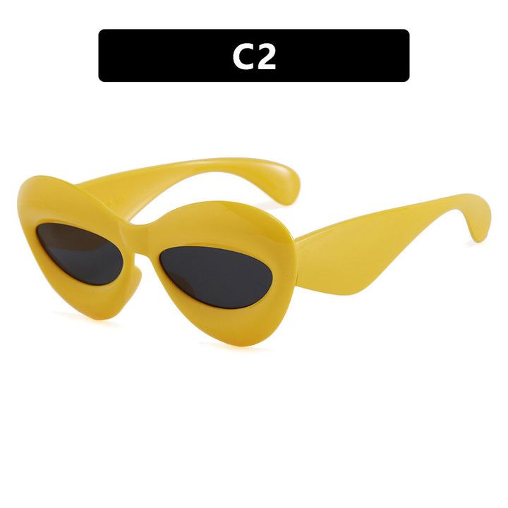 Dame Cat-Eye solbriller i moderne design Luvikno