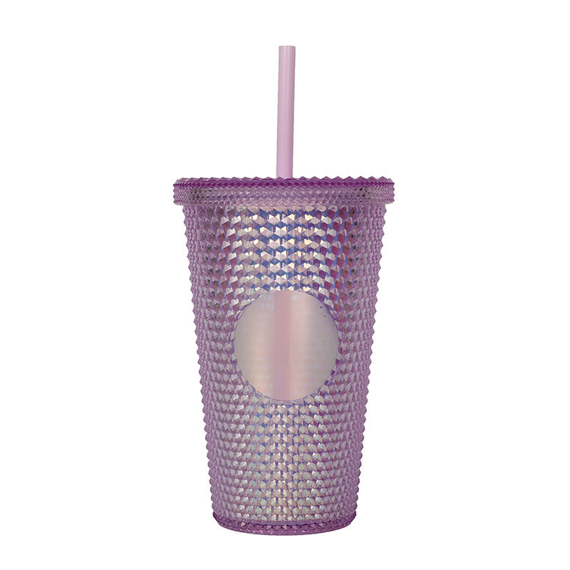 Unisex plastikkopp med teksturert design Luvikno