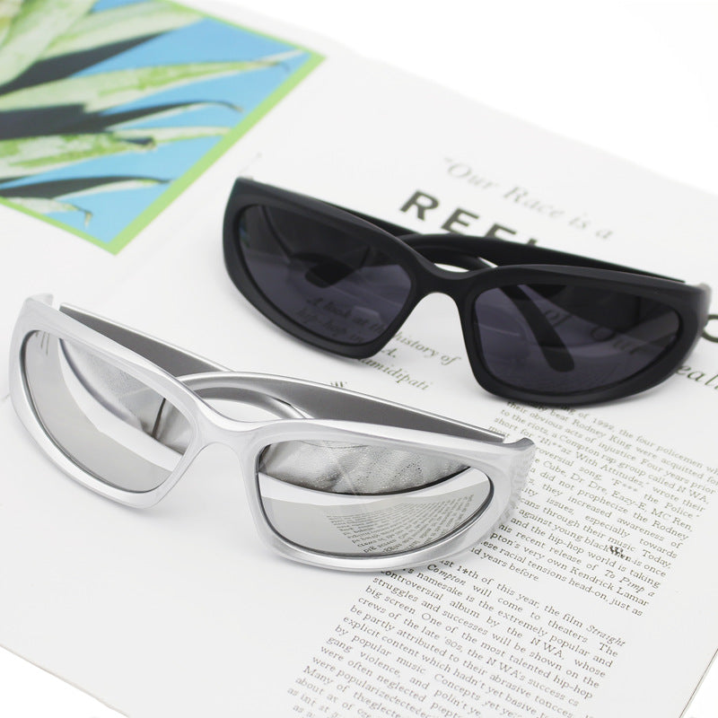 Damer Sporty solbrille med høykvalitets UV-beskyttelsesmateriale Luvikno