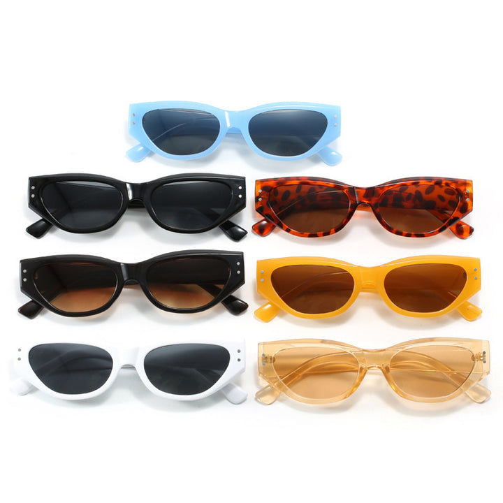 Dame moteriktig solbrille i trendy Cat-Eye stil Luvikno