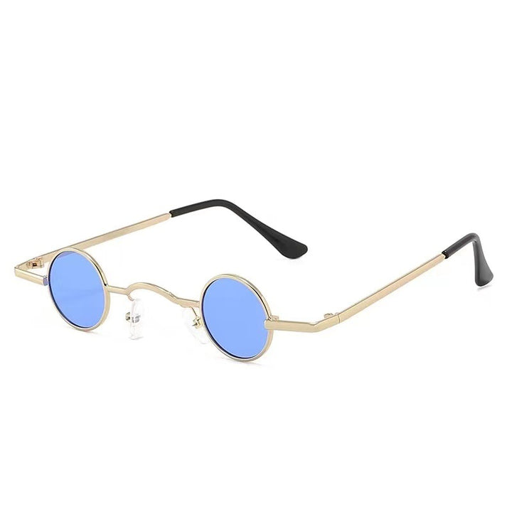 Dame Runde solbrille i vintage-stil Luvikno
