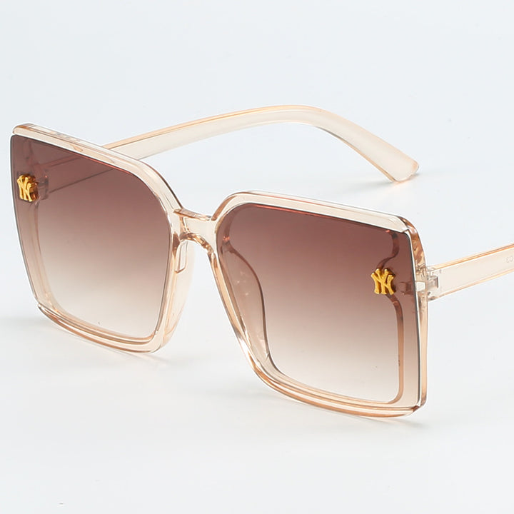 Dame Oversized-solbriller med elegante glass Luvikno