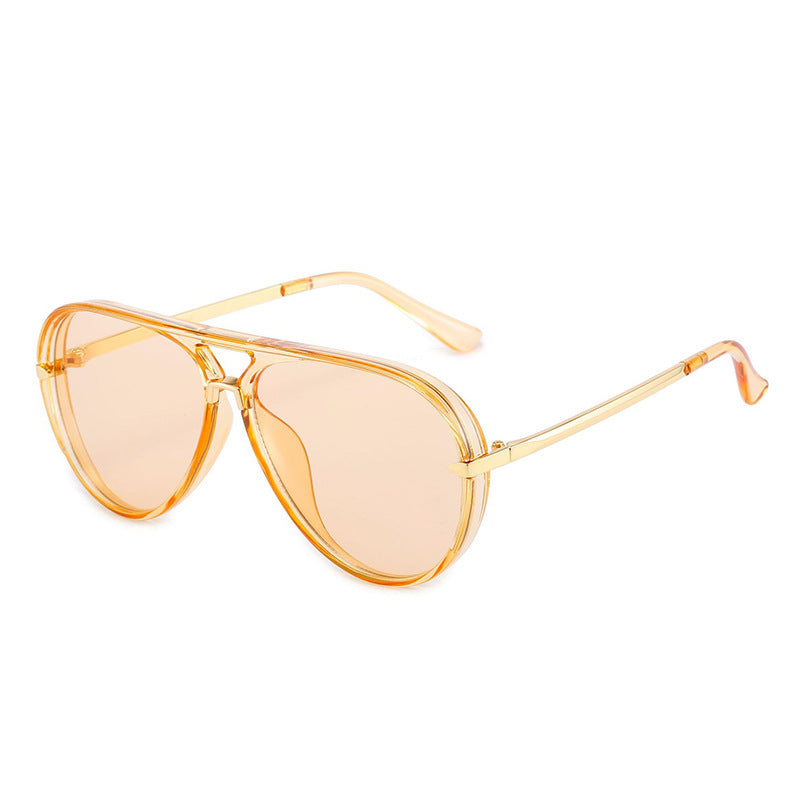 Dame pilot-solbrille med moderne metallramme og UV-beskyttelse Luvikno