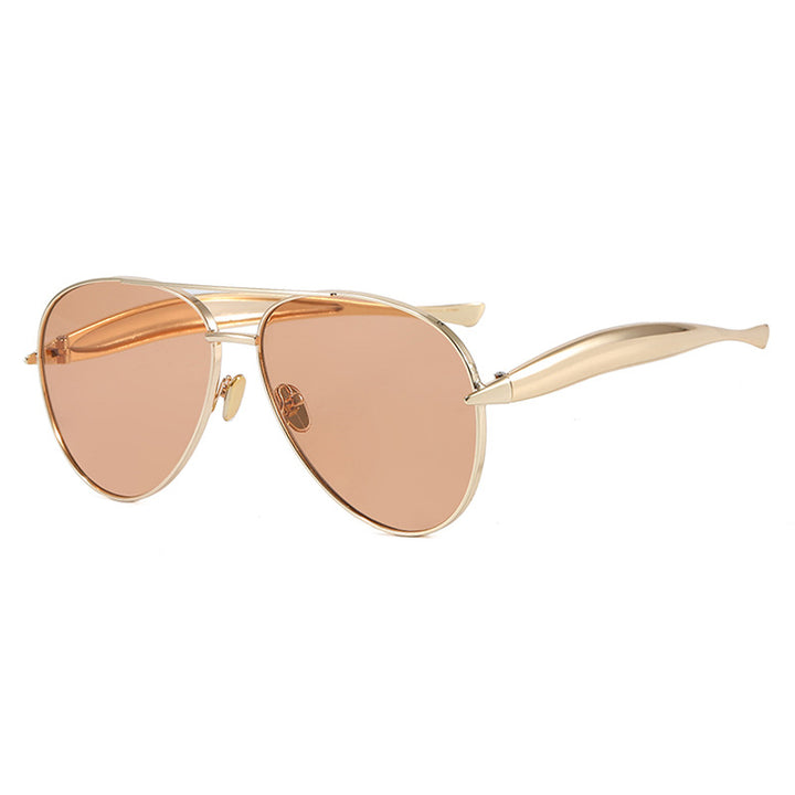 Dame Pilot-solbriller med elegante detaljer og beskyttende UV-filter Luvikno