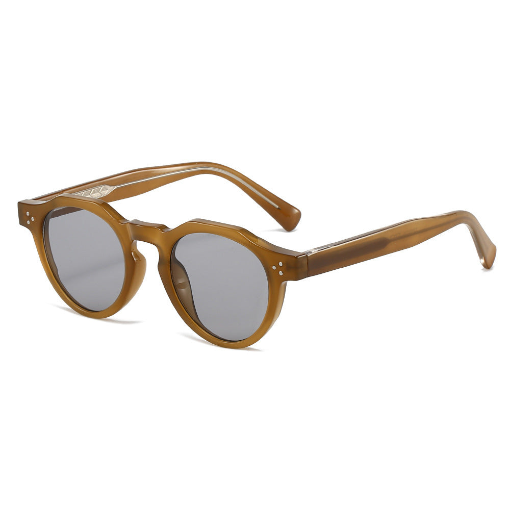 Dame Stilig Solbrille i innovativt åttkantet design Luvikno