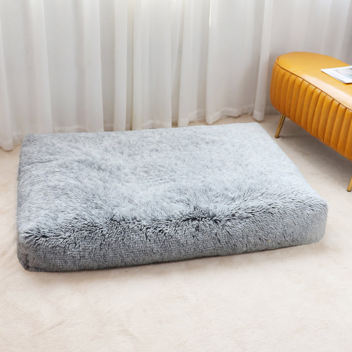 Unisex Fuzzy og ortopedisk kjæledyrseng Luvikno