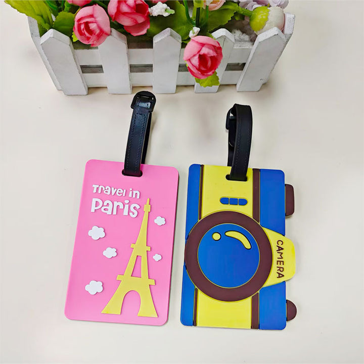 Unisex Bagasjetag i kreativt Eiffeltårn-design Luvikno