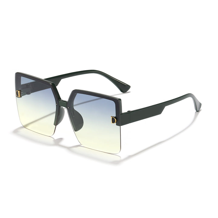 Dame kvadratisk solbrille med elegant gradient Luvikno
