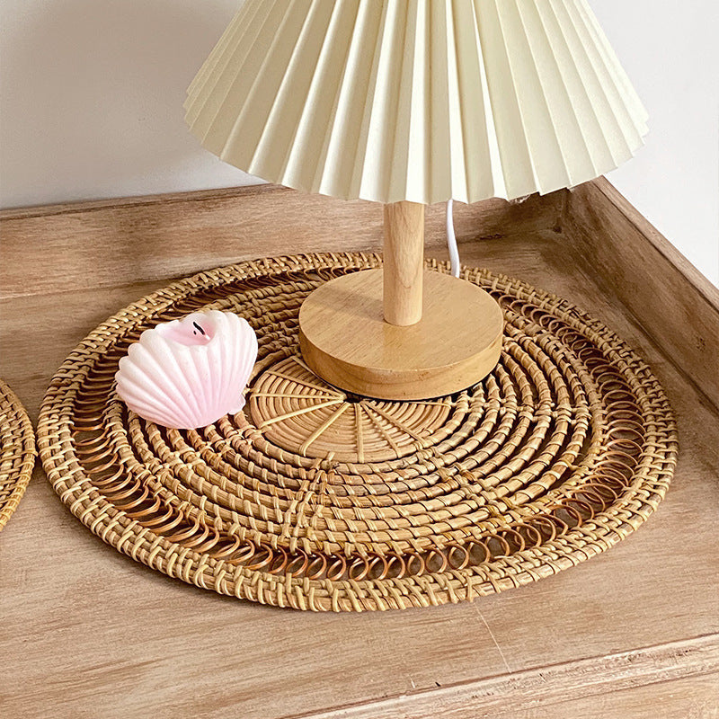 Dame Elegant håndvevd rattanunderlag Luvikno