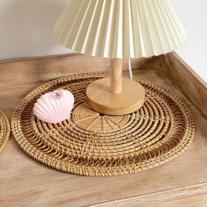 Dame Elegant håndvevd rattanunderlag Luvikno