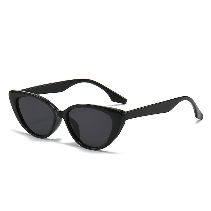 Dame stilige Vintage-solbriller i Cat-Eye-stil Luvikno