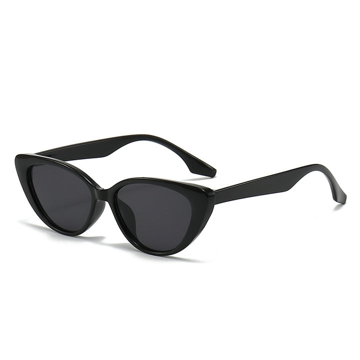 Dame stilige Vintage-solbriller i Cat-Eye-stil Luvikno